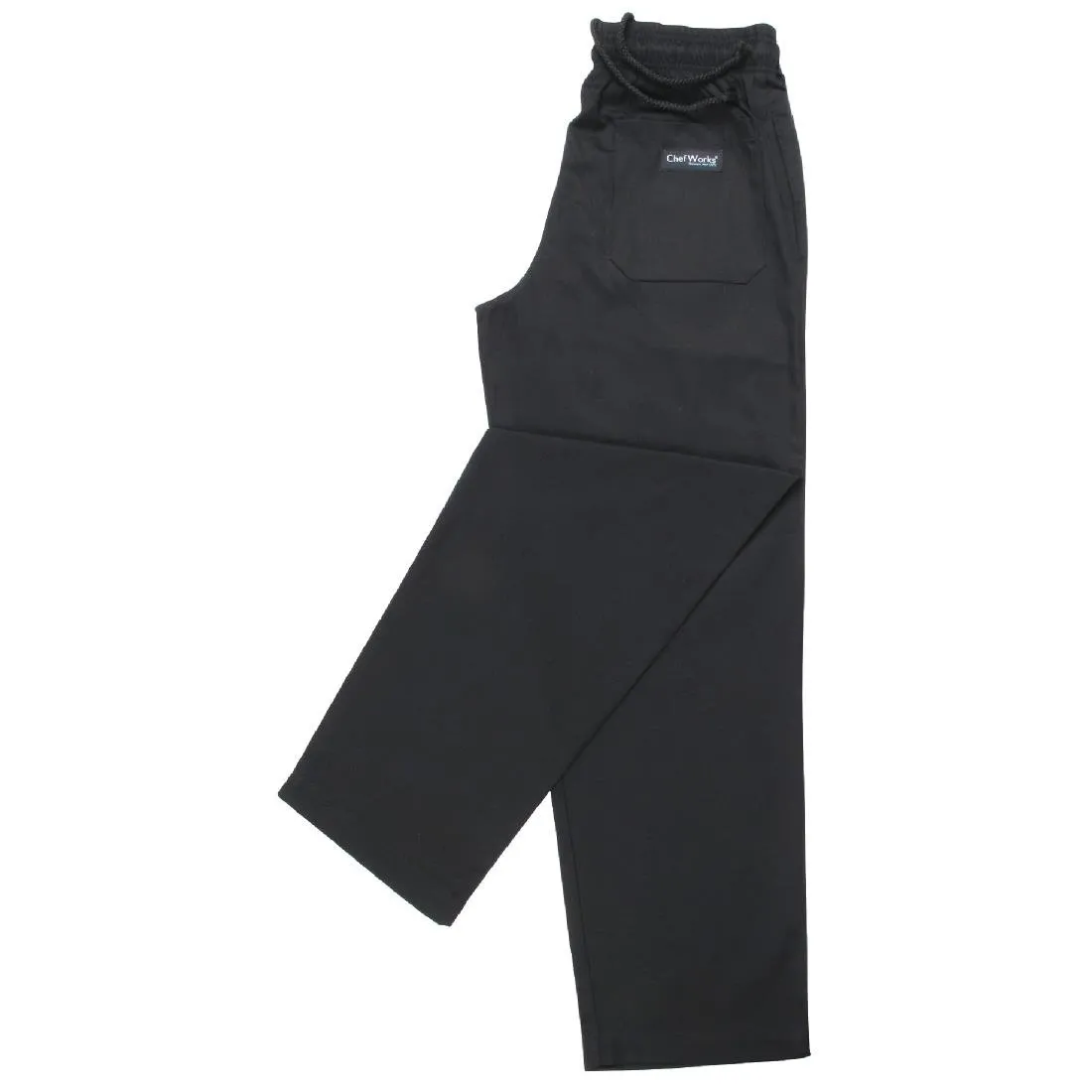 A029-3XL Chef Works Essential Baggy Trousers Black 3XL