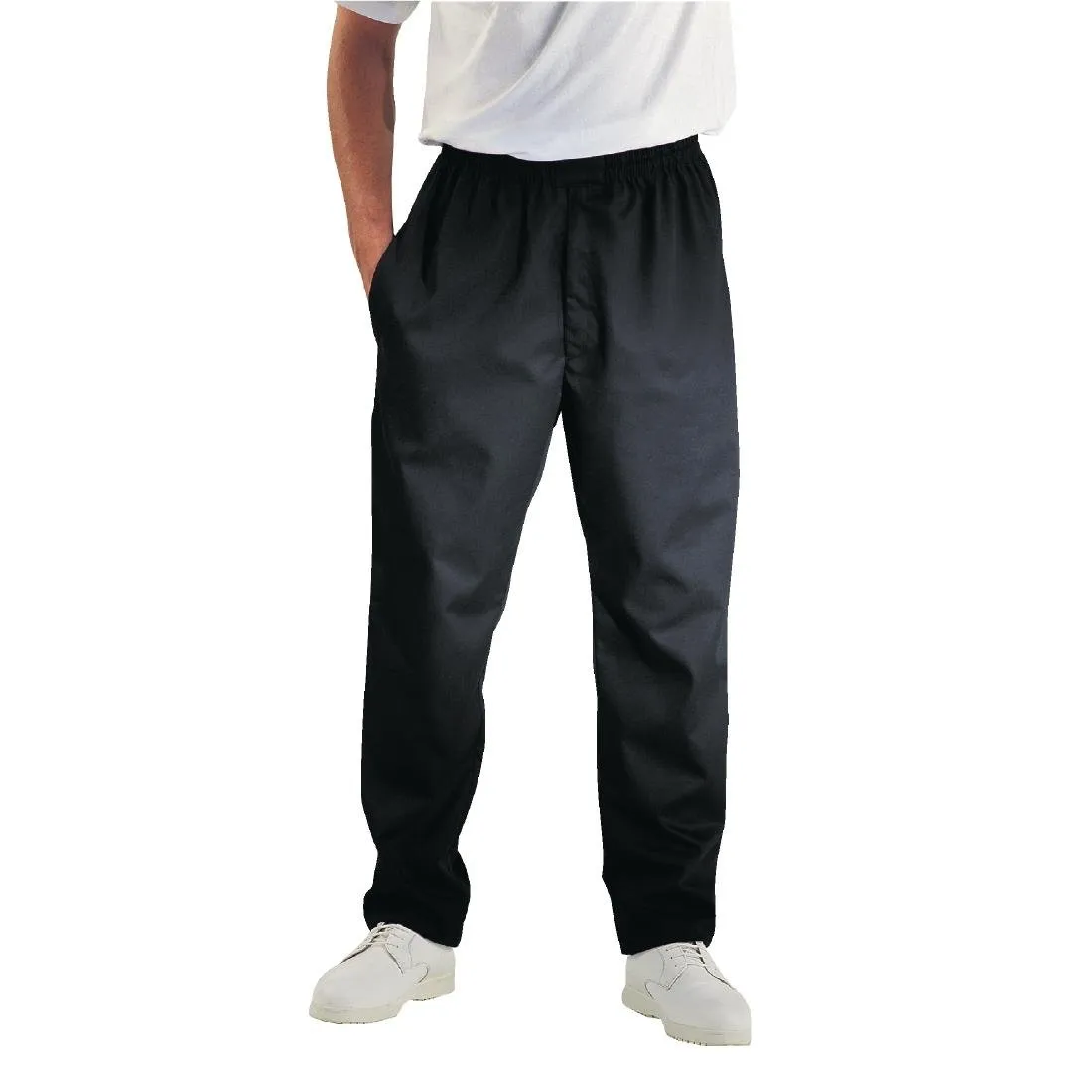 A029-XXL Chef Works Essential Baggy Trousers Black 2XL