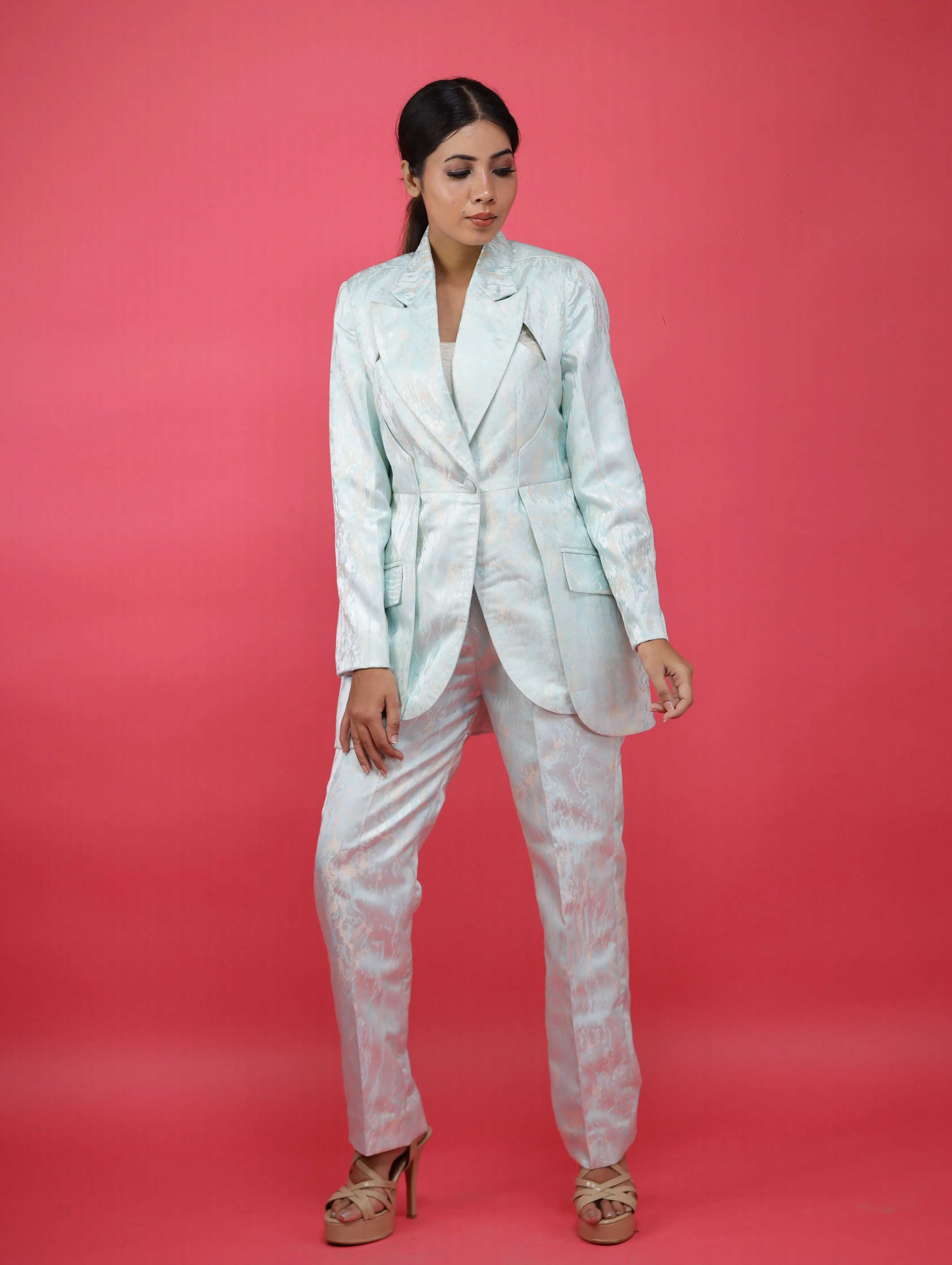 Asymmetric Pant Suit