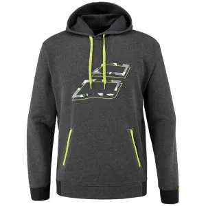 Babolat Men's Aero Hoody Sweatshirt - Heather Black/Yellow