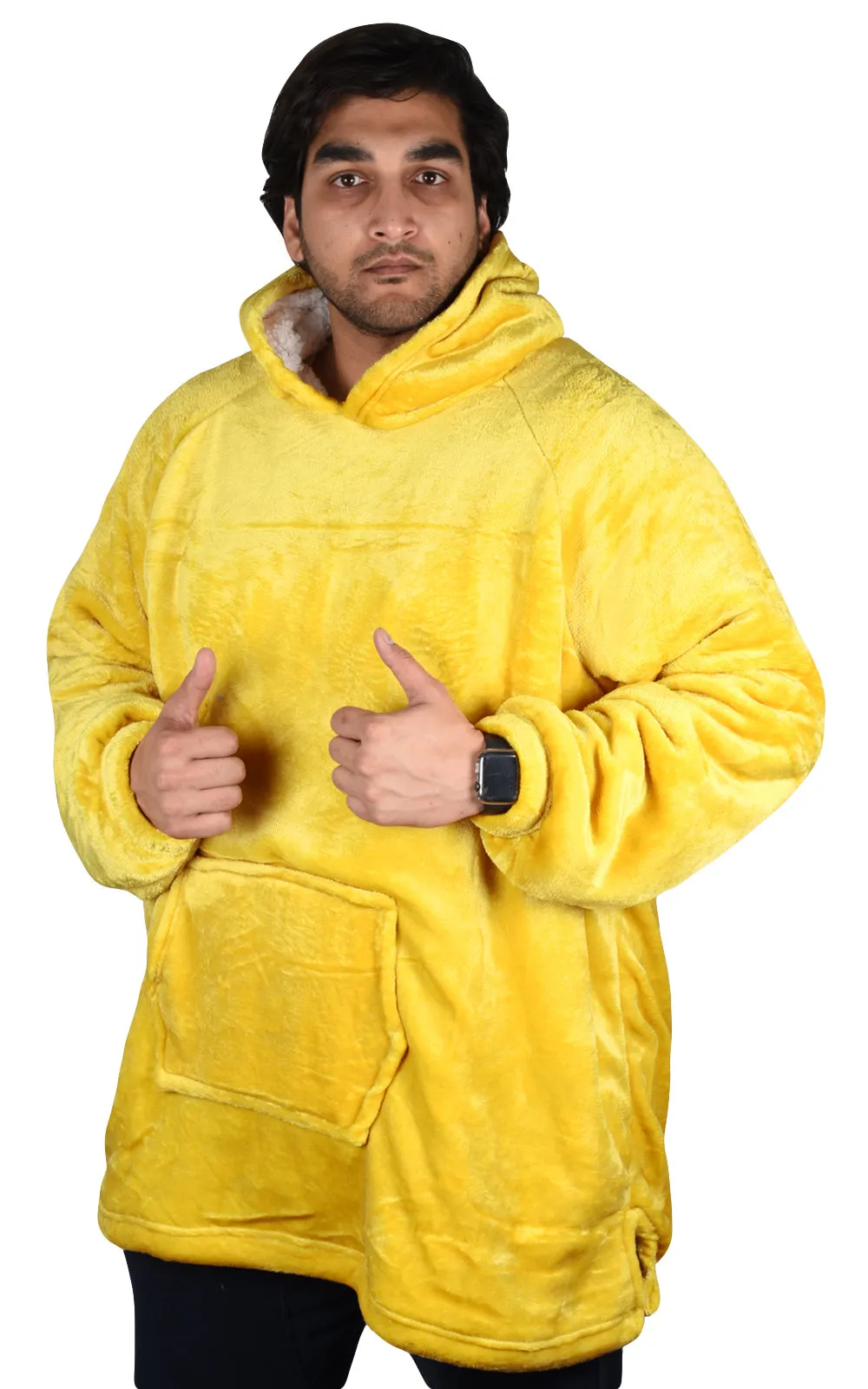 Blanket Hoodie 22 Yellow