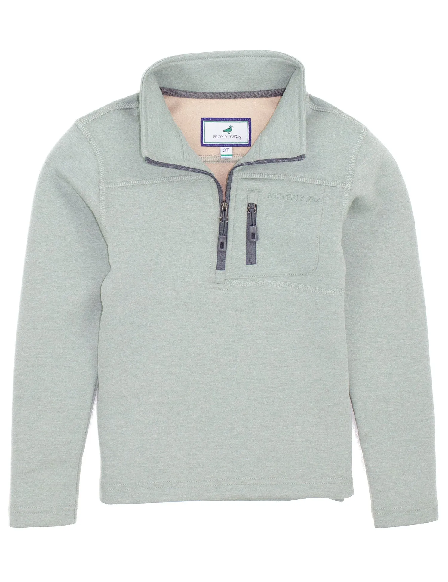 Boy's Arctic Pullover - Sage Green