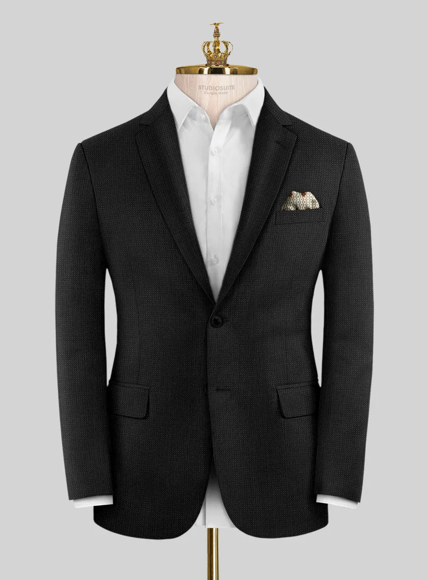 Bristol Bob Weave Black Suit