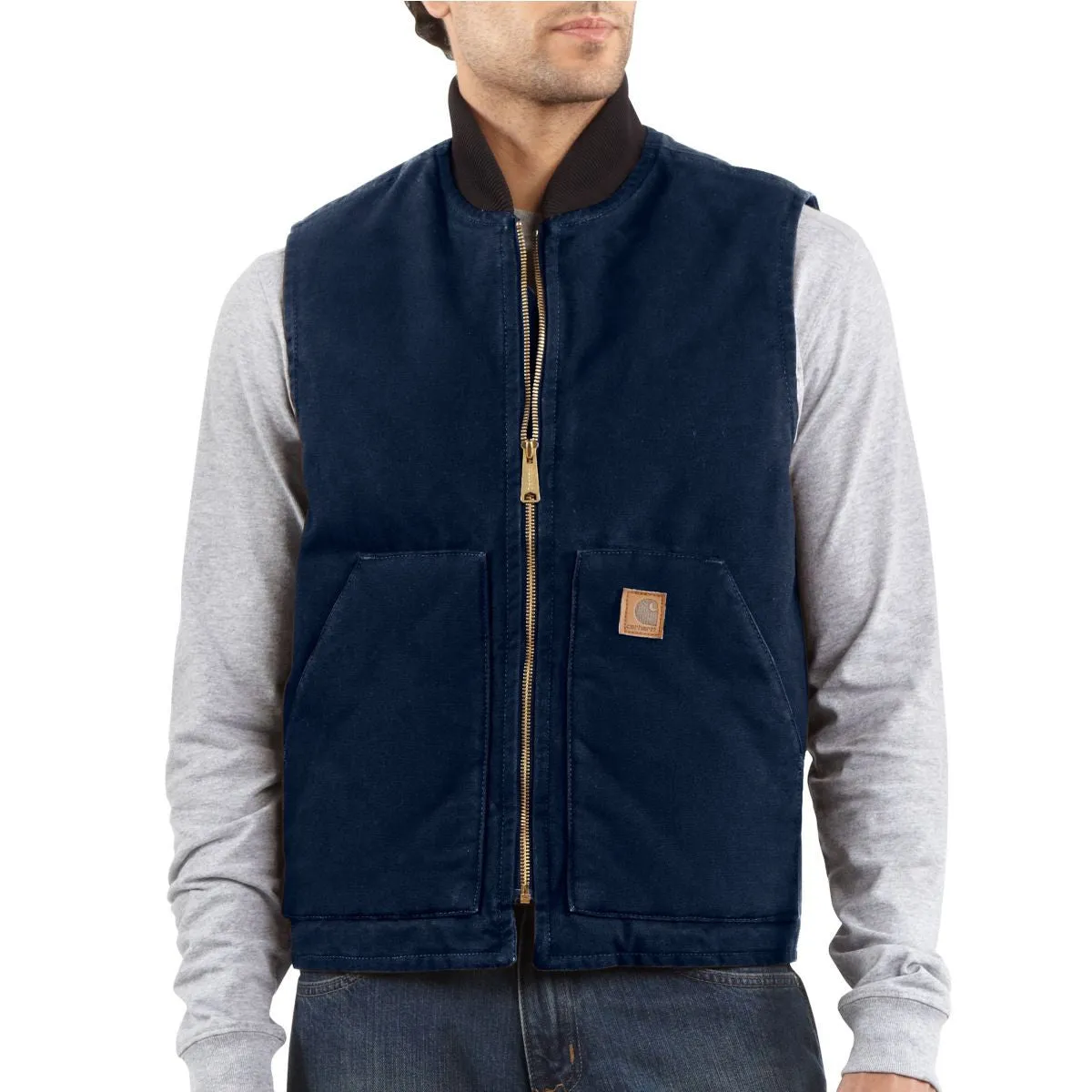 Carhartt Men's Midnight Sandstone Vest