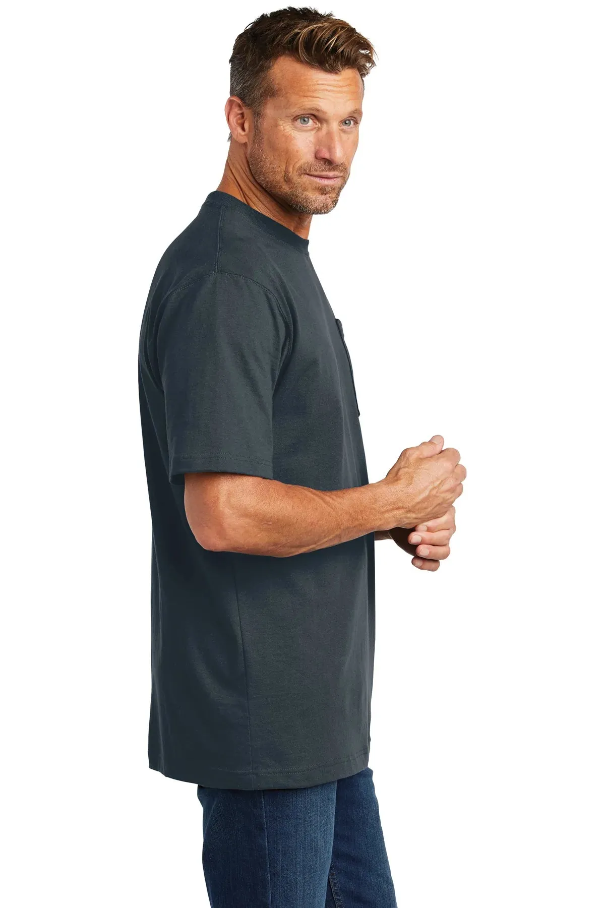 Carhartt Workwear Custom Pockets T-Shirts, Bluestone