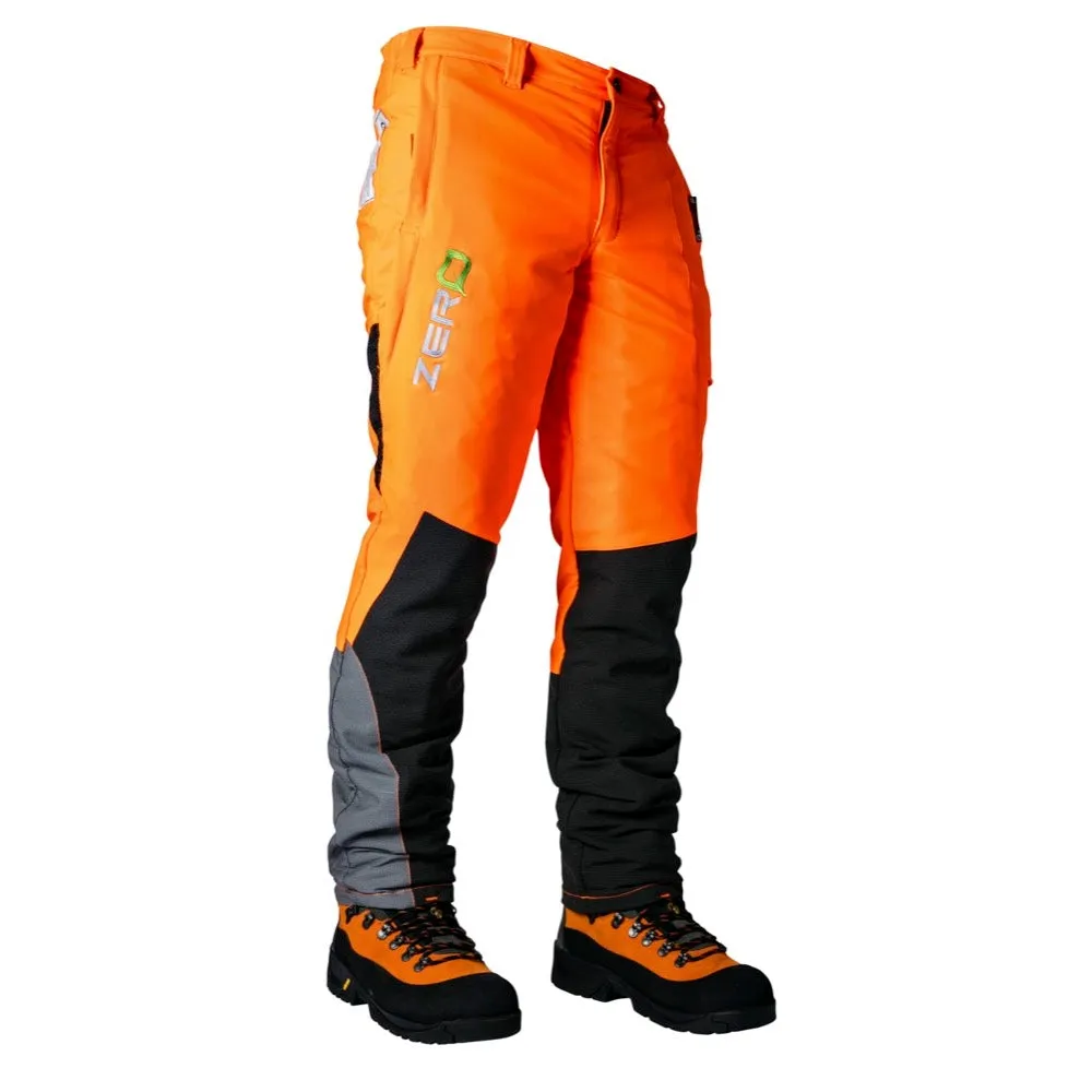 Clogger Zero Generation 2 Chainsaw Trousers - Hi Vis Orange