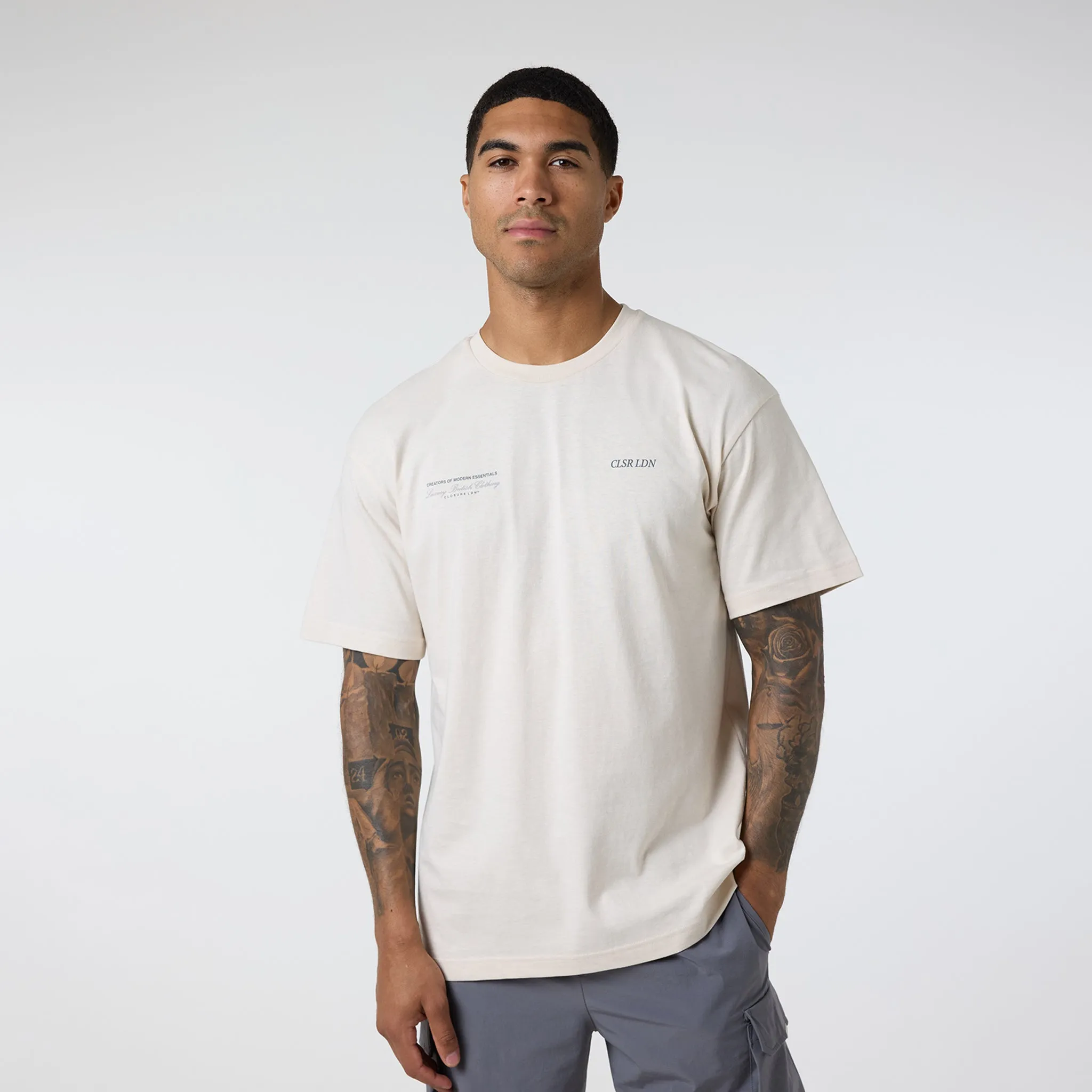 CLSR LDN Luxe T-Shirt | Stone