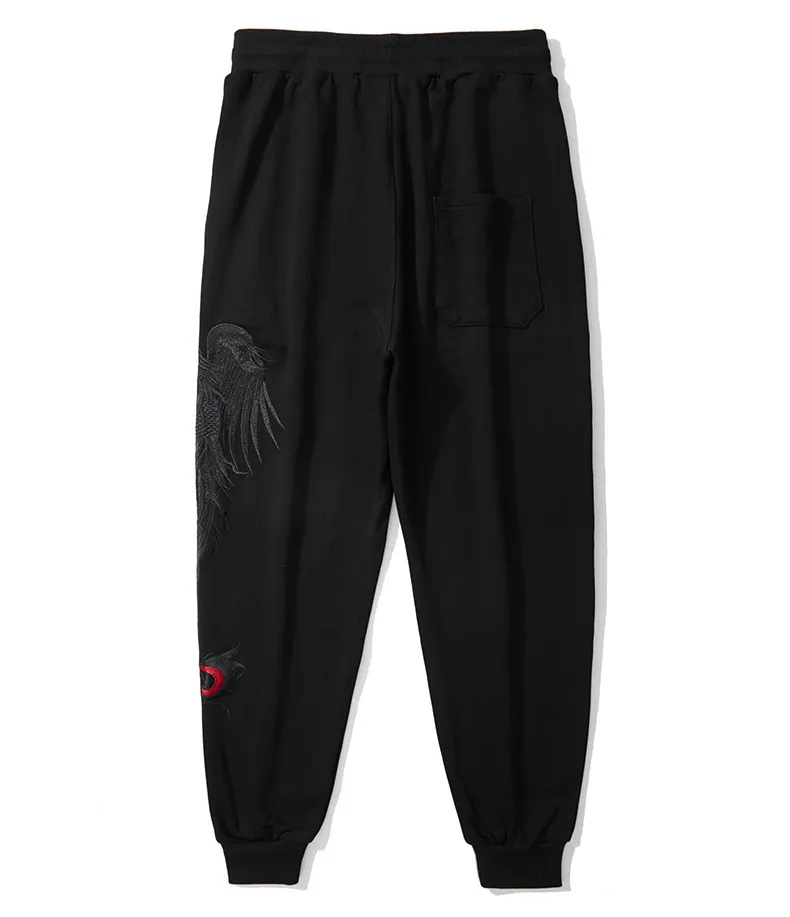 Dark Phoenix Embroidery Joogers Pants