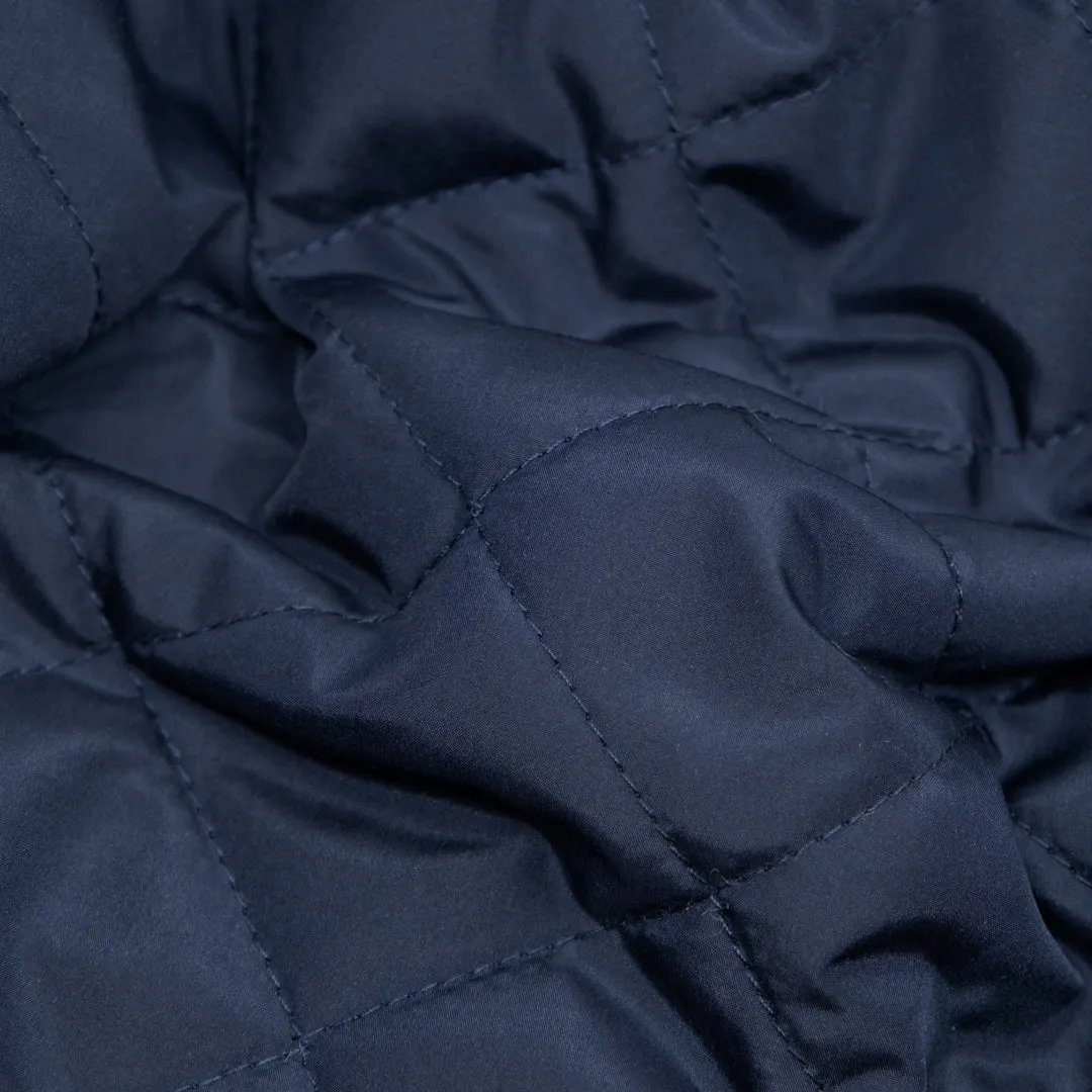 Deadstock Lightweight Quilted Lining - Navy