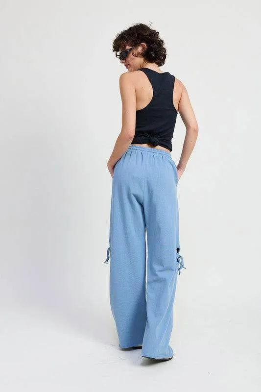 Emory Park French Terry Pants With Cutout Detail