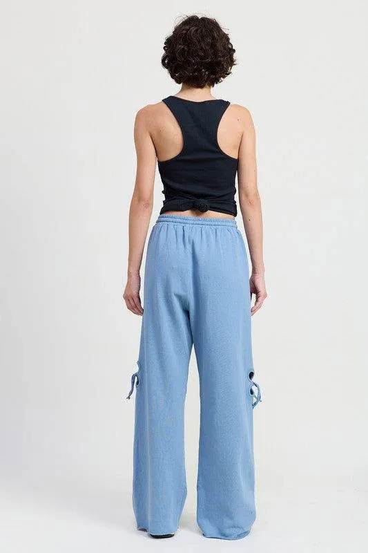 Emory Park French Terry Pants With Cutout Detail