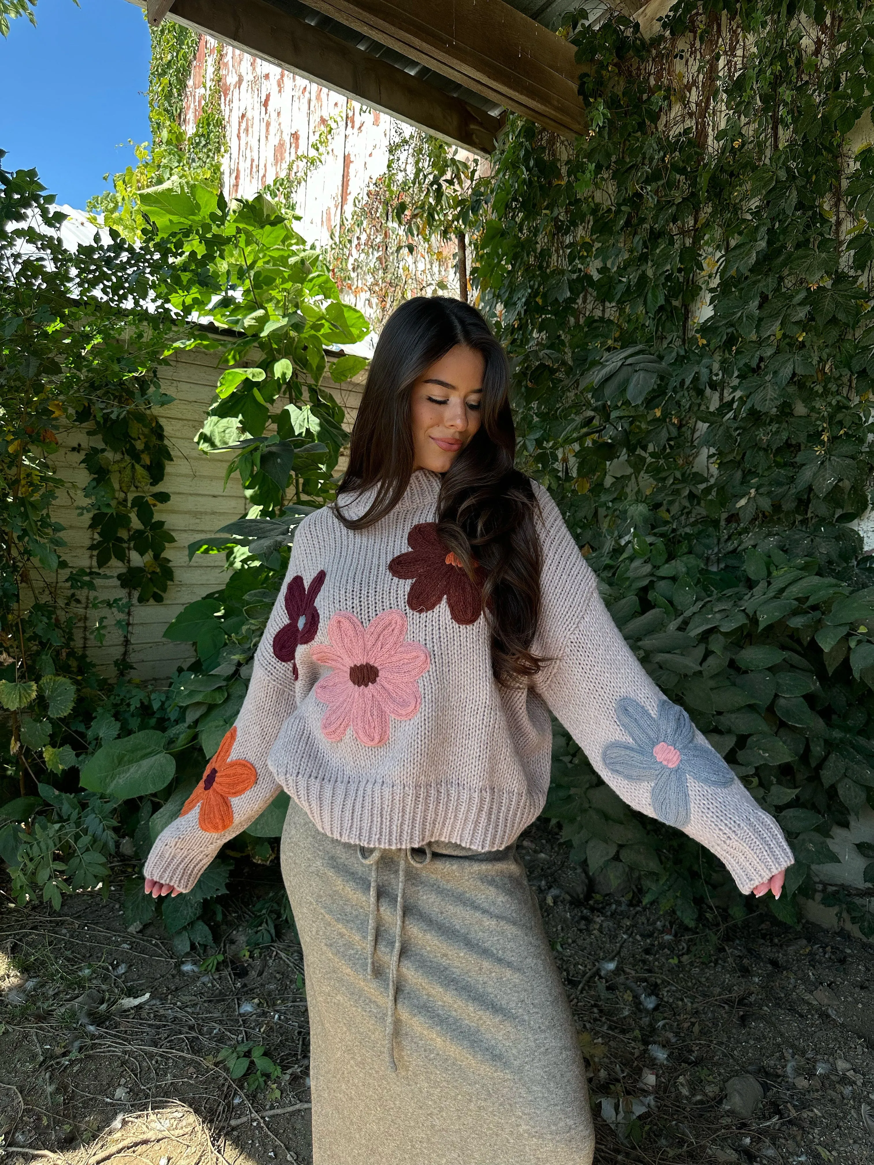 Flower Patch Sweater