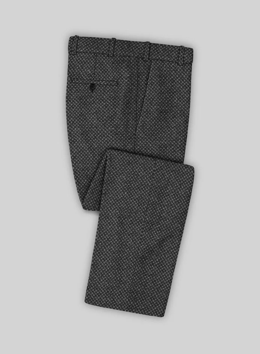 Highlander Heavy Honeycomb Charcoal Tweed Suit