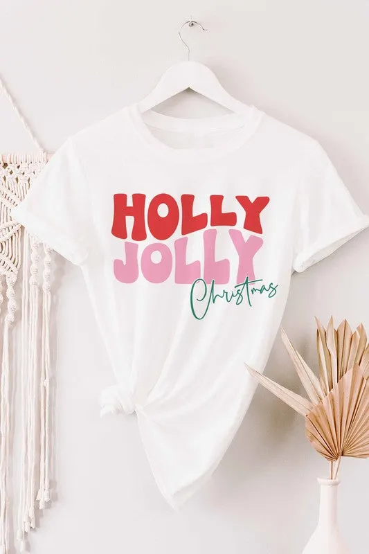 HOLLY JOLLY CHRISTMAS GRAPHIC TEE