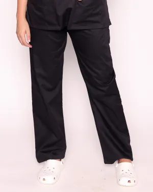 Howser Casey Unisex Smart Scrub Trousers - Black