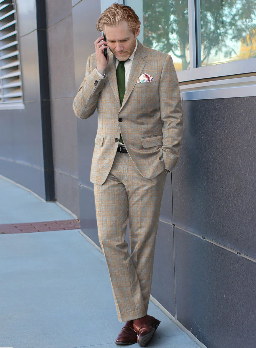 Italian Fonse Gray Wool Suit