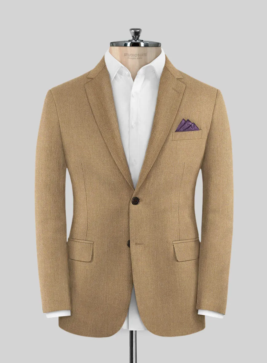 Italian Prima Caramel Wool Suit