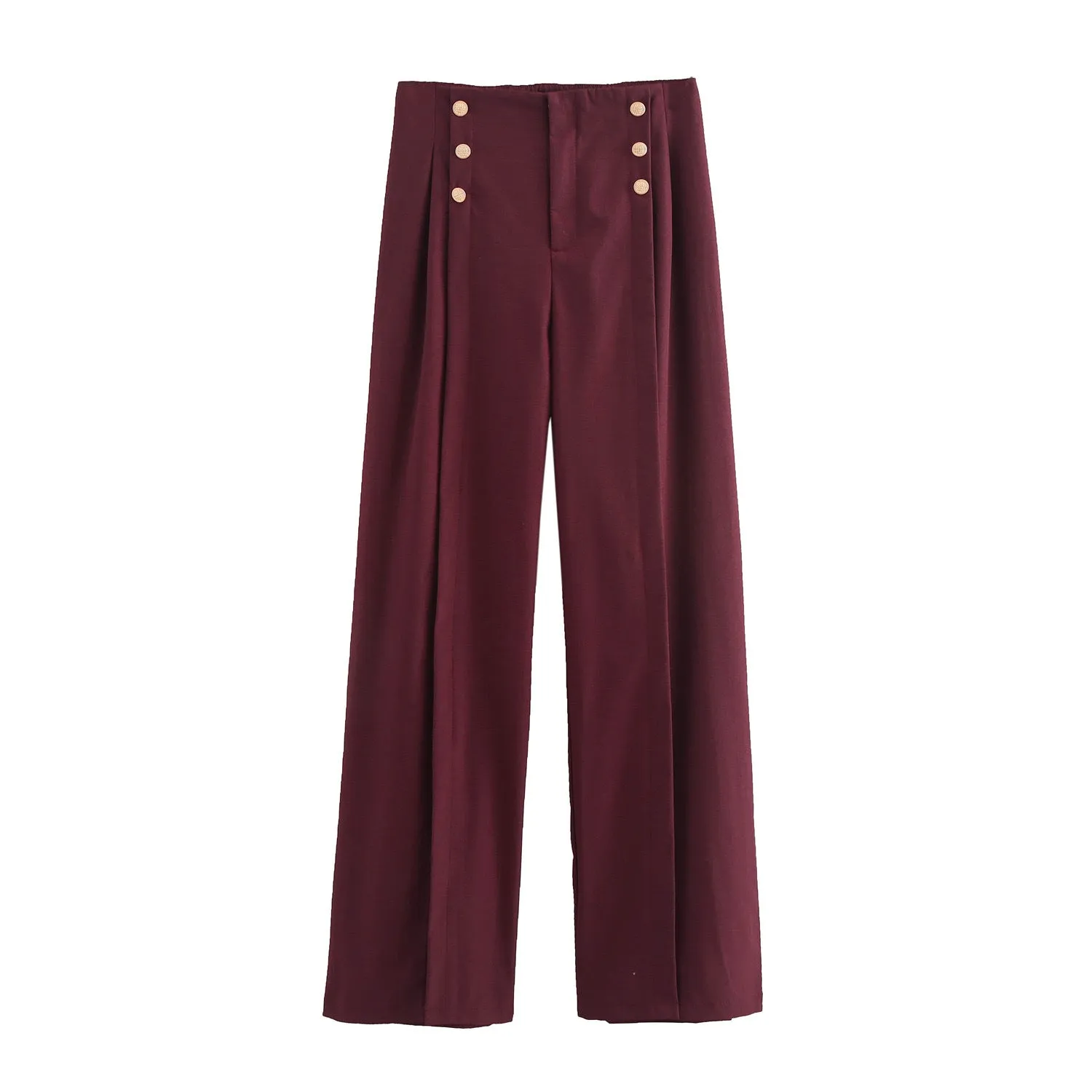 Ivyshape | Comfortable and Casual Loose Wide-Leg Trousers Relaxed Fit for Everyday Wear