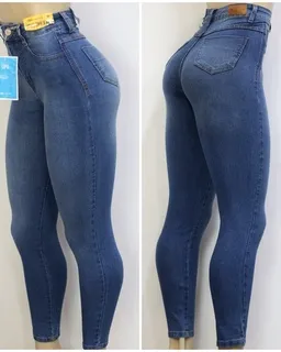 Jeans High Waist With Super Lipo Spandex