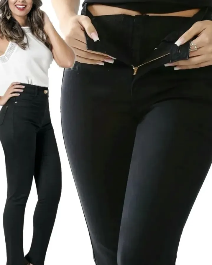 Jeans High Waist With Super Lipo Spandex