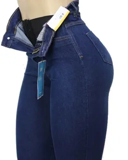 Jeans High Waist With Super Lipo Spandex