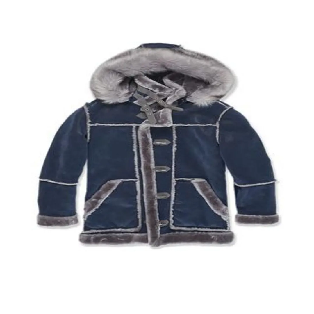 Jordan Craig LEGACY EDITION DENALI SHEARLING JACKET Men’s - MIDNIGHT SMOKE