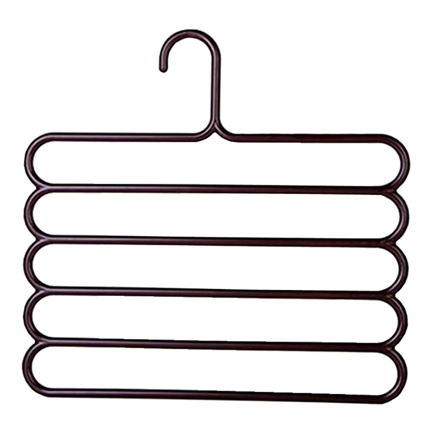 Kuber Industries Plastic Multi-Purpose Hangers for Wardrobe (CTKTC01645)