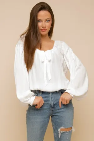 Lace Trim Blouse