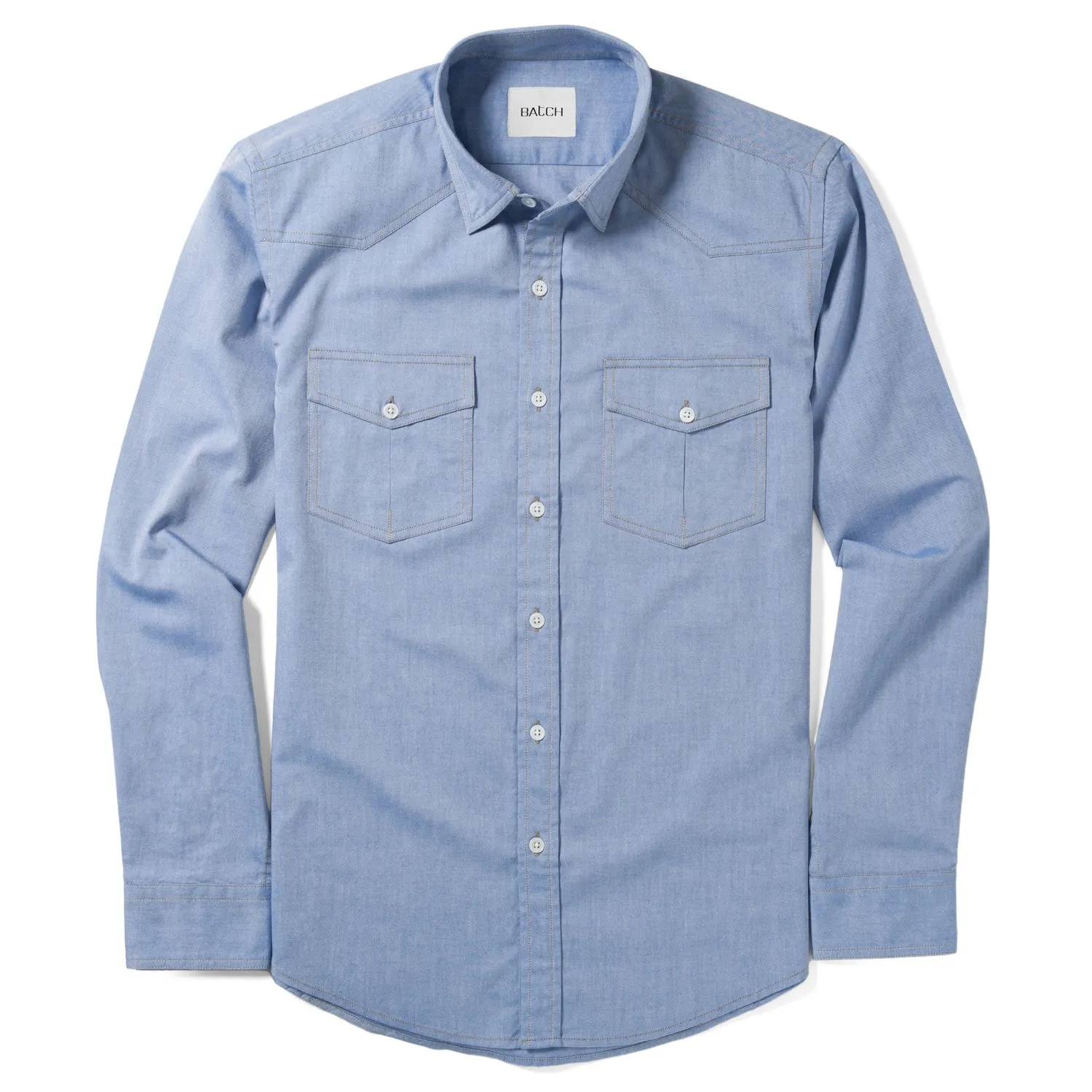 Maker Shirt – Classic Blue Cotton Oxford