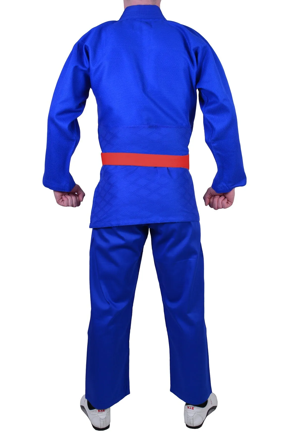 MAR-026A | Mediumweight Blue Judo Uniform For Intermediate Students   FREE BELT