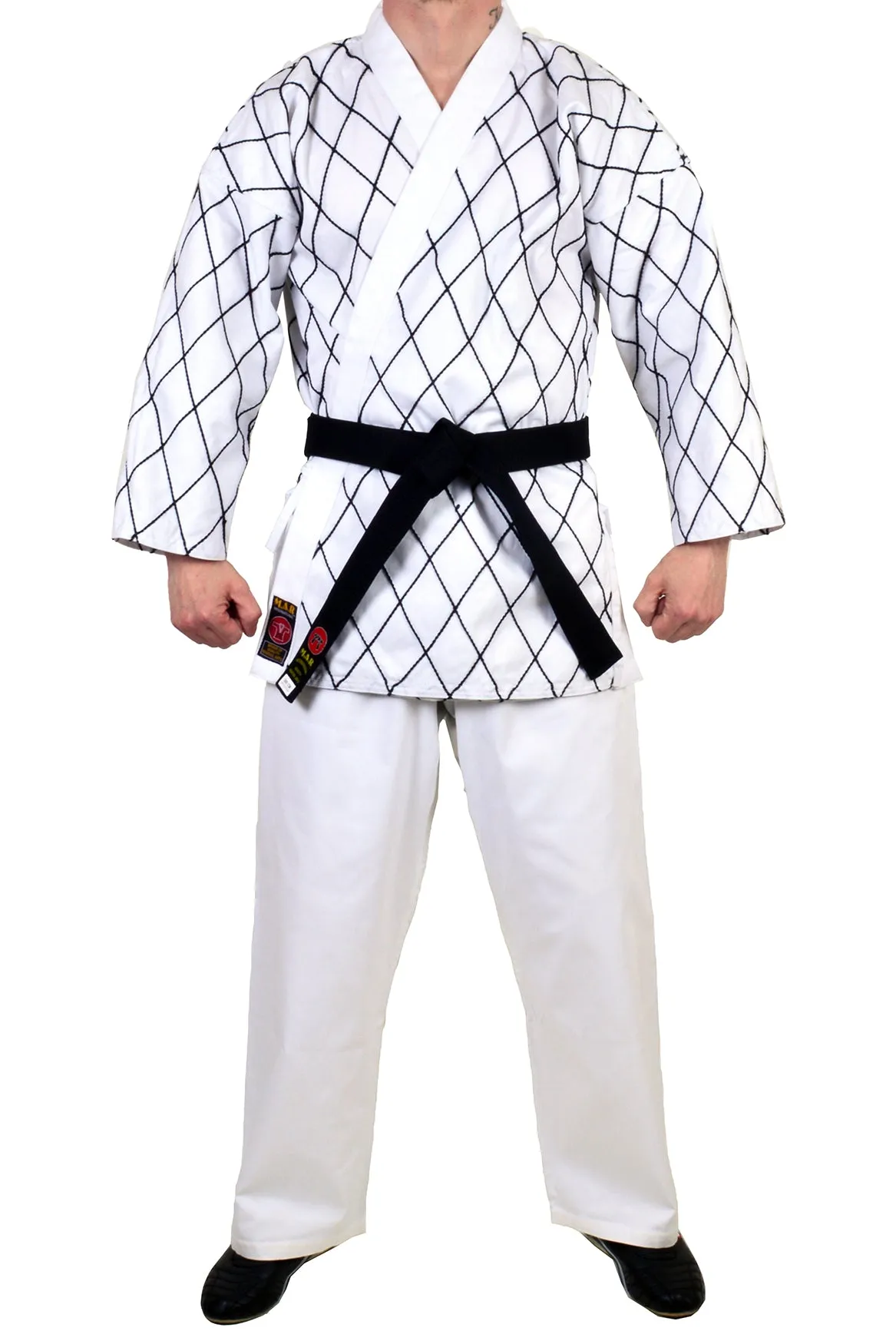 MAR-070 | White Hapkido Uniform w/ Cross Design