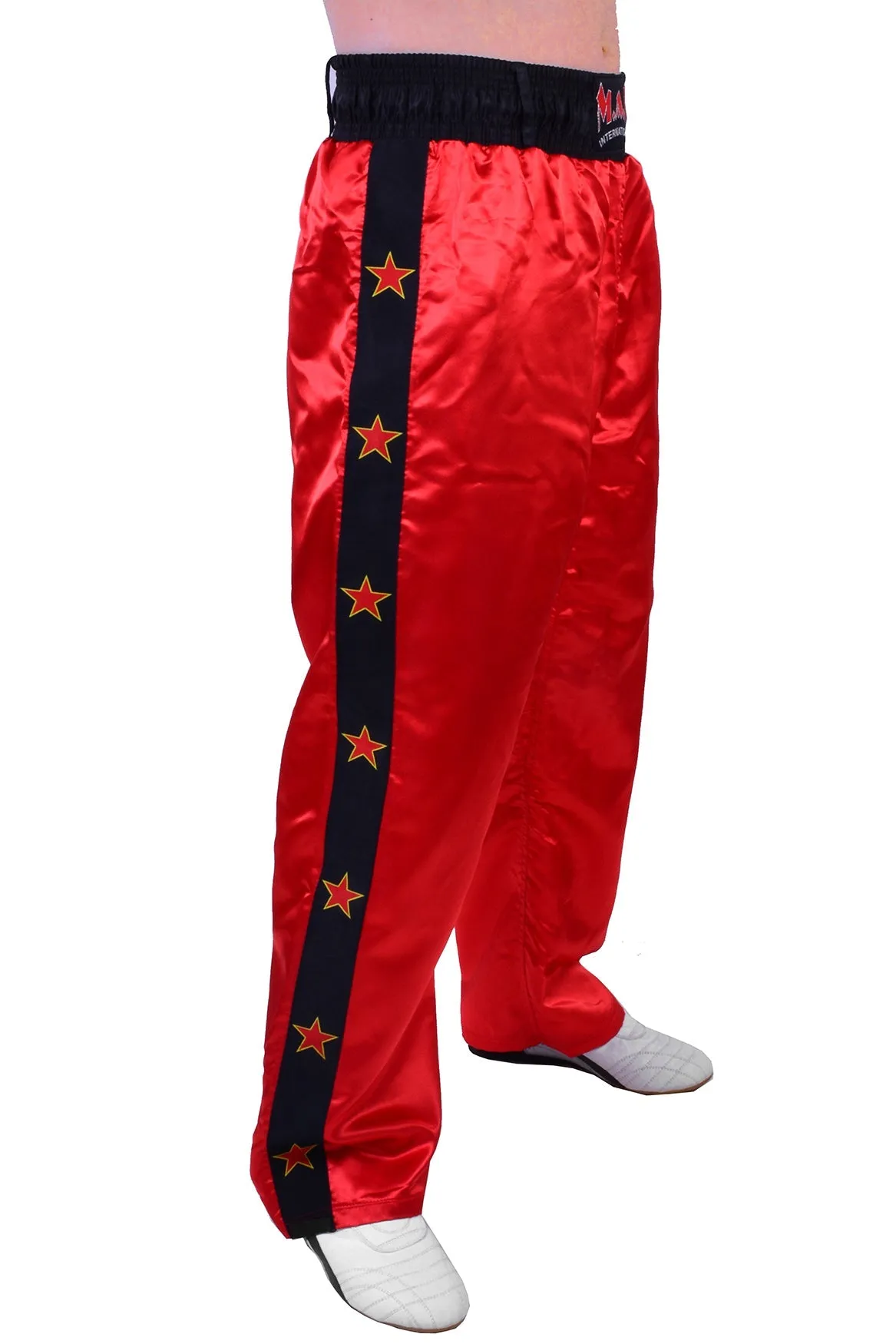 MAR-086A | Red Stripe Freestyle Trouser w/ Stars