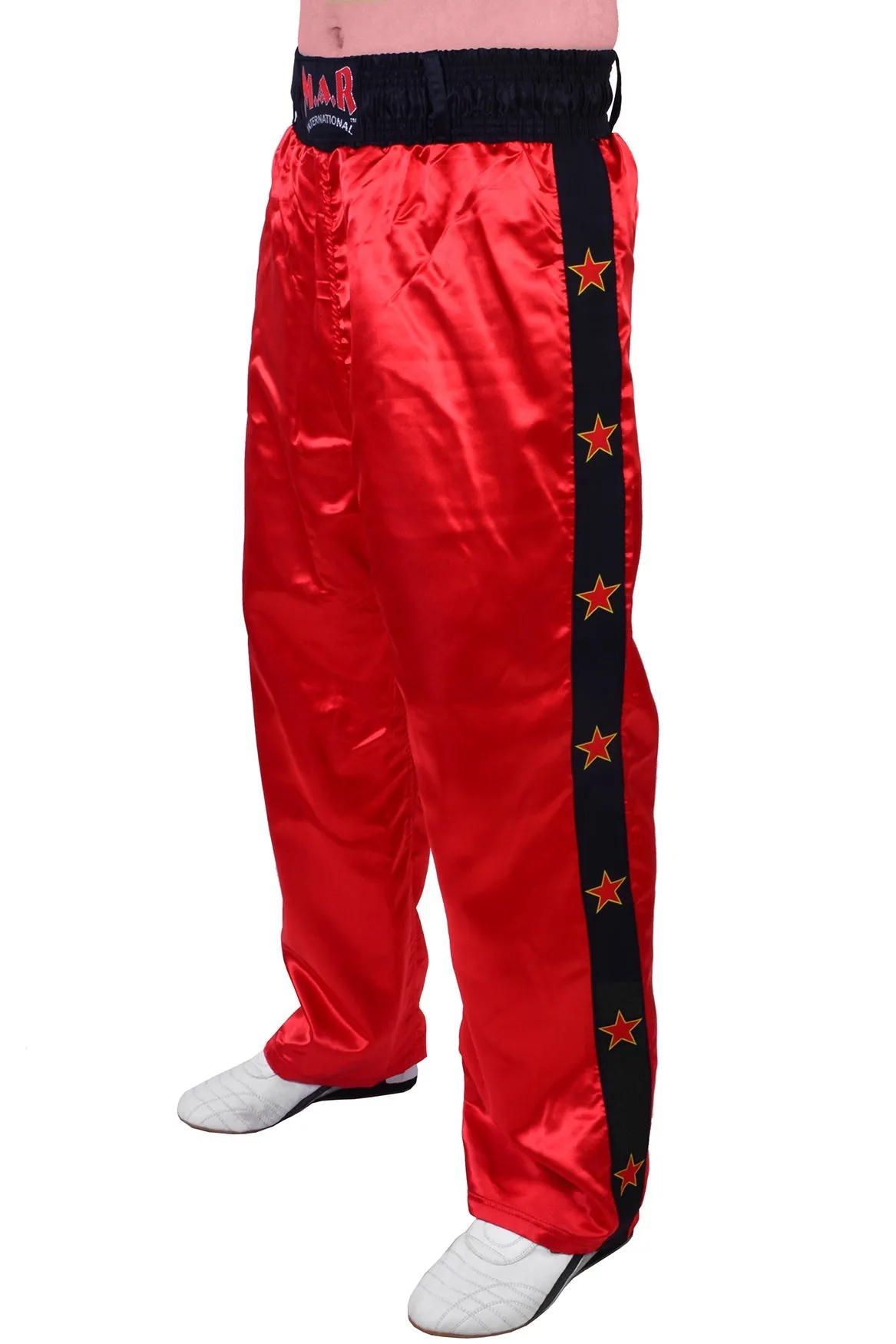 MAR-086A | Red Stripe Freestyle Trouser w/ Stars