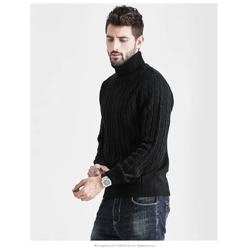 Men's Turtleneck Knitted Sweater