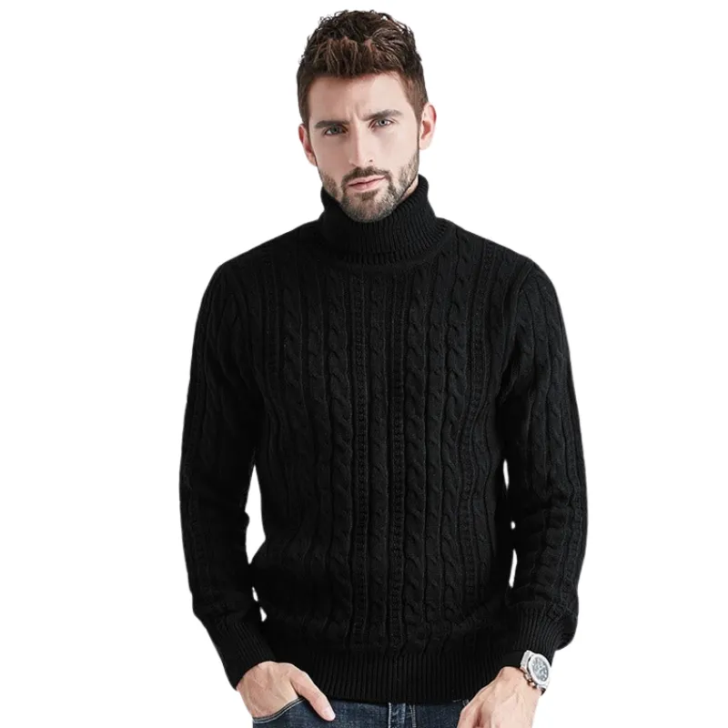 Men's Turtleneck Knitted Sweater