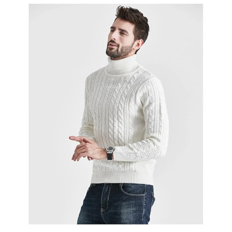 Men's Turtleneck Knitted Sweater