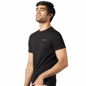 Neeman's Organic Cotton T-Shirt for Men | Black | Crew Neck