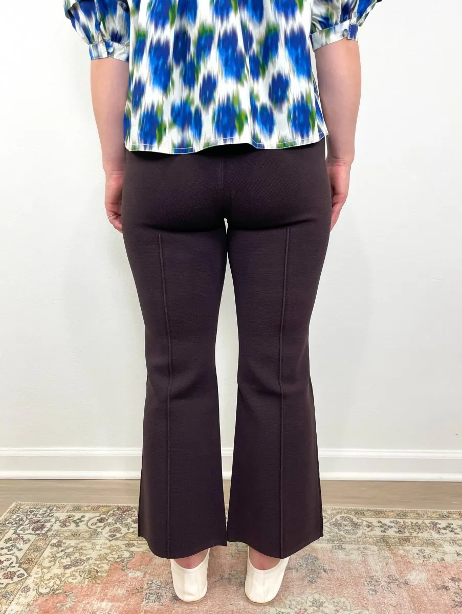 Rene Pull On Pant in Chocolate