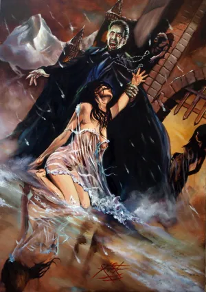 Rick Melton - Dracula DS Cover - Classic Horror - Art Print