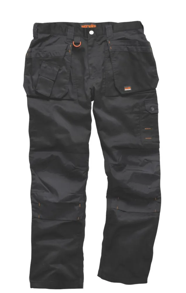 Scruffs Worker Plus Work Trousers Black, Size 48, Length 84 cm