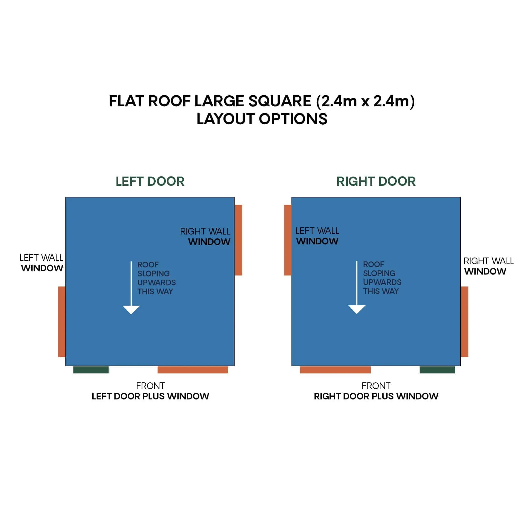 Signature Style: Flat Roof Wooden Cubby Houses