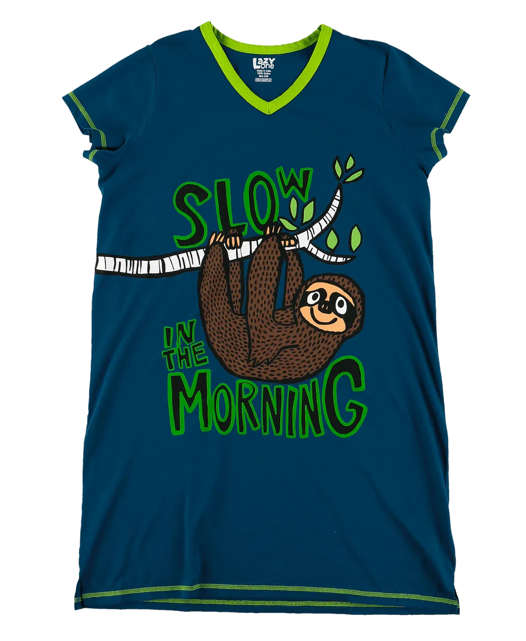 Slow in the Morning V-Neck Nightshirt*