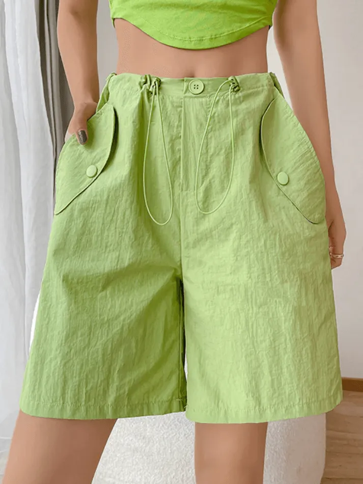 Street Parachute Cargo Shorts