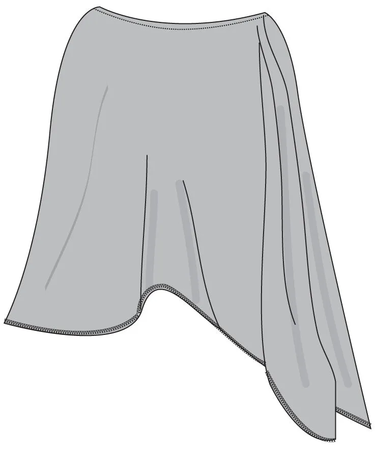 Sun Poncho -  Light Grey