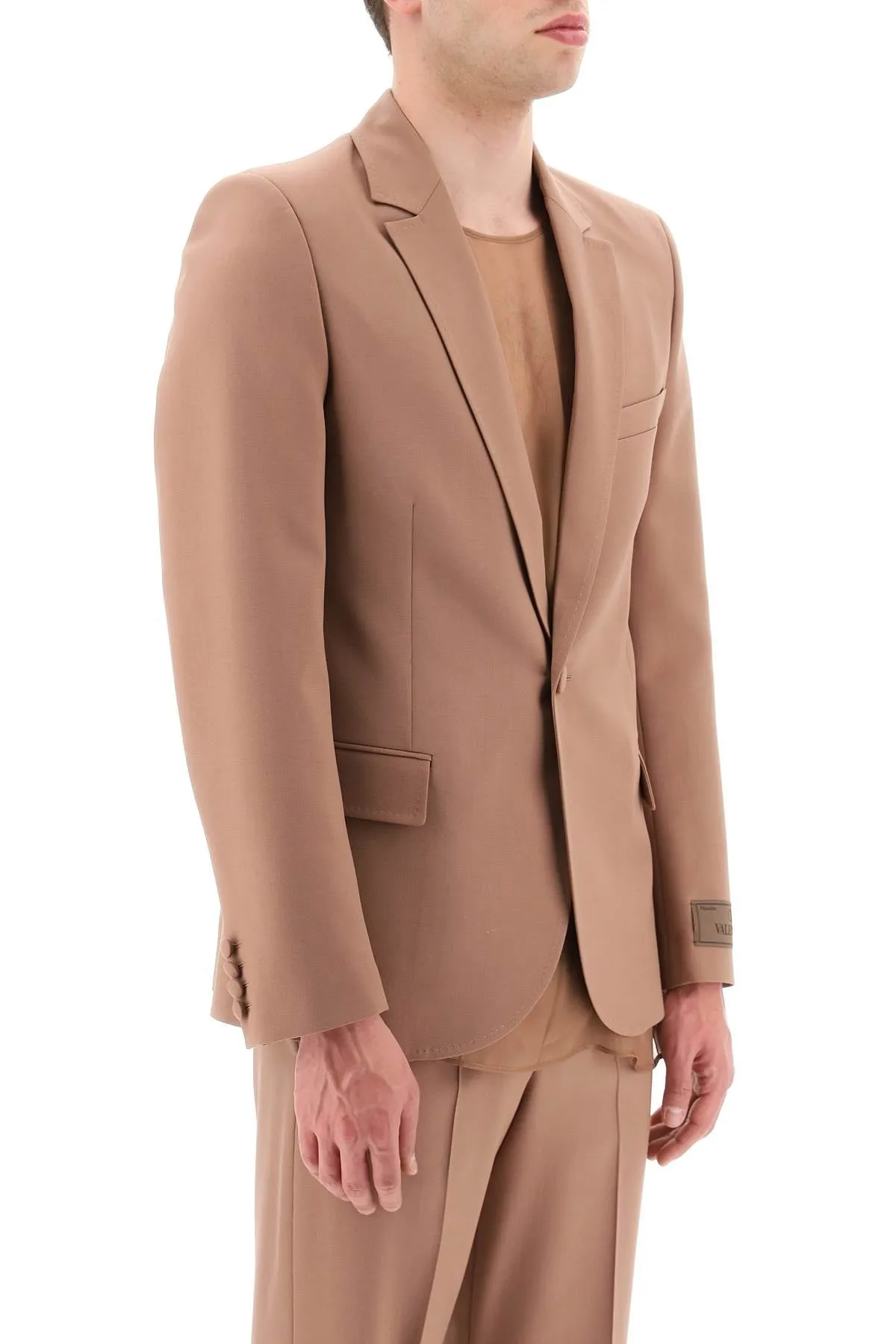 Valentino single-breasted jacket with inner bib