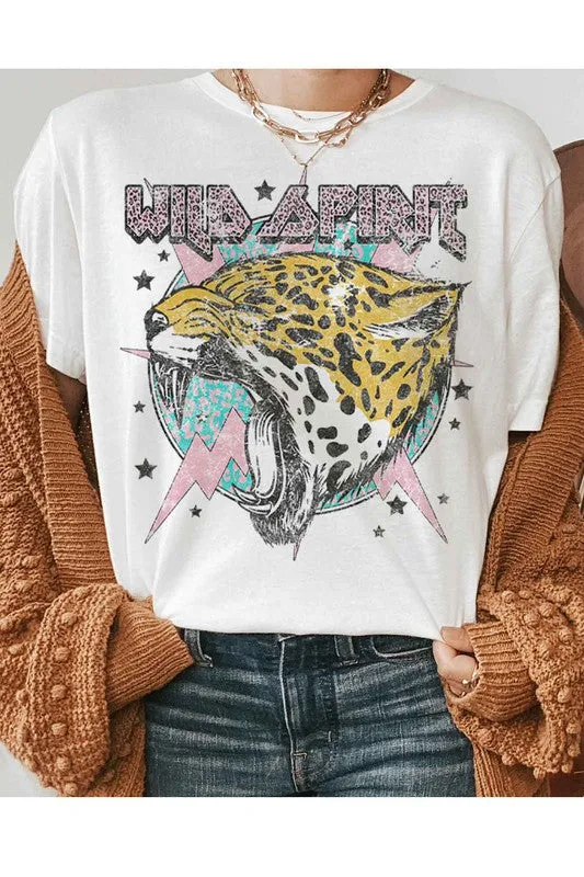 WILD SPIRIT TIGER GRAPHIC T SHIRT