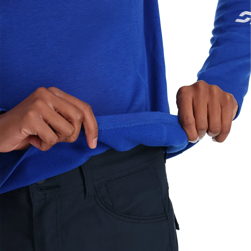 Womens Speed Half Zip - Electric Blue